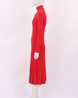 Scanlan Theodore Ribbed Knit Turtleneck Dress Size S