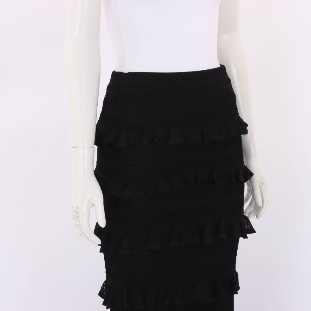 Zimmermann Frill Knit Midi Skirt Size 0