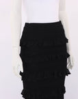 Zimmermann Frill Knit Midi Skirt Size 0