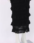 Zimmermann Frill Knit Midi Skirt Size 0
