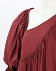 Aje 'Casablanca' Braided Asymmetric Midi Dress Size 6