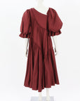 Aje 'Casablanca' Braided Asymmetric Midi Dress Size 6