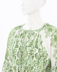 D'ascoli Cotton Print Midi Dress Size Large