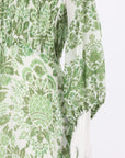 D'ascoli Cotton Print Midi Dress Size Large