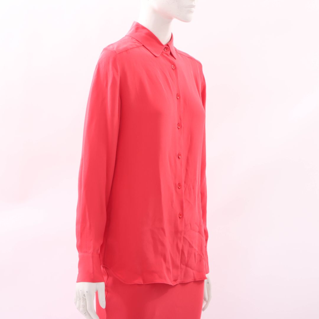 Christopher Esber Button Up Bias Shirt Dress Size 8