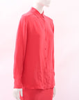 Christopher Esber Button Up Bias Shirt Dress Size 8