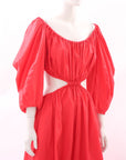 Scanlan Theodore Parachute Cotton Gather Dress Size 10