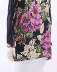 Johnny Was Silk Floral Top Size S