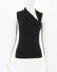 Armani Sequin Asymmetric Neckline Top Size IT 40 | AU 8