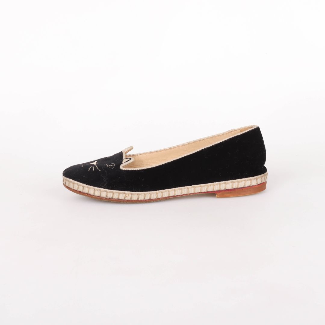 Charlotte Olympia Cat Loafers Size 38.5