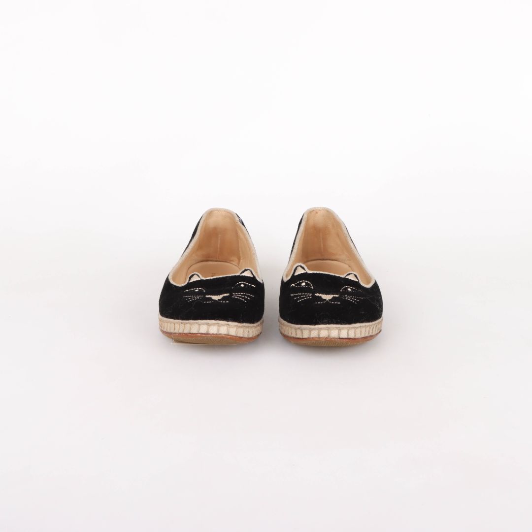 Charlotte Olympia Cat Loafers Size 38.5