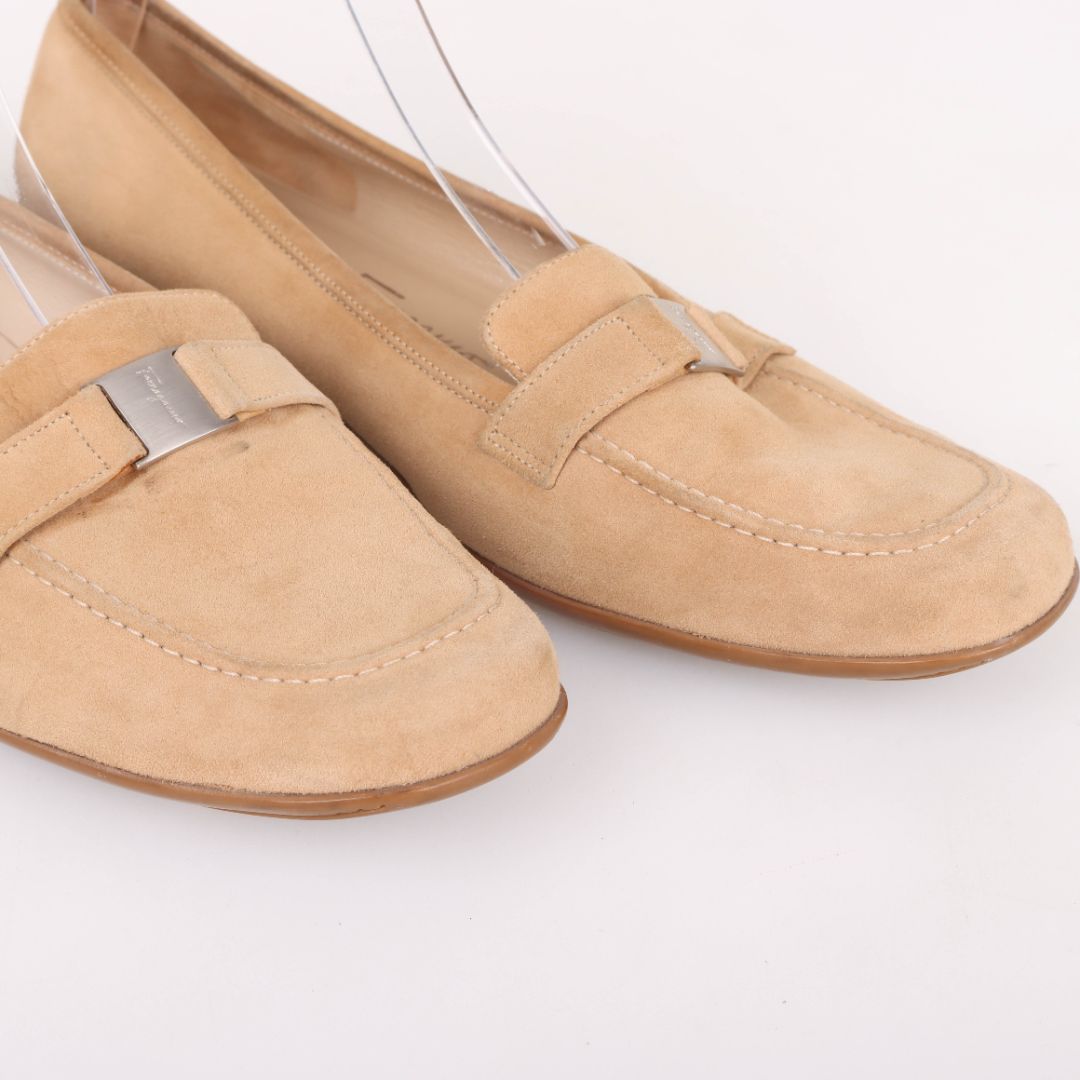 Salvatore Ferragamo Suede Loafers Size 8