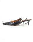 Dolce & Gabbana Leather Pointed Slingbacks size 37.5