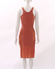 Acne Studio Ruched Midi Dress Size 36 | AU 8