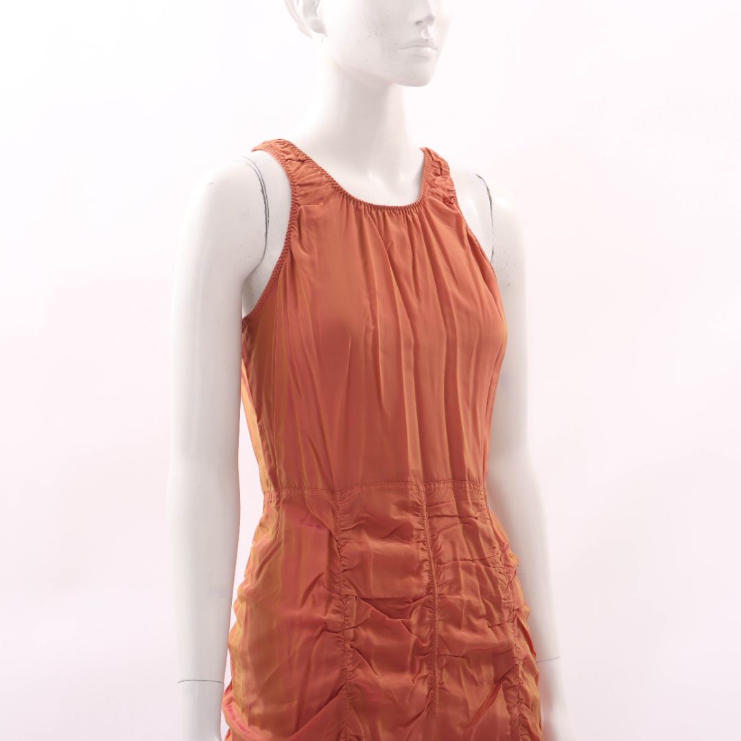 Acne Studio Ruched Midi Dress Size 36 | AU 8