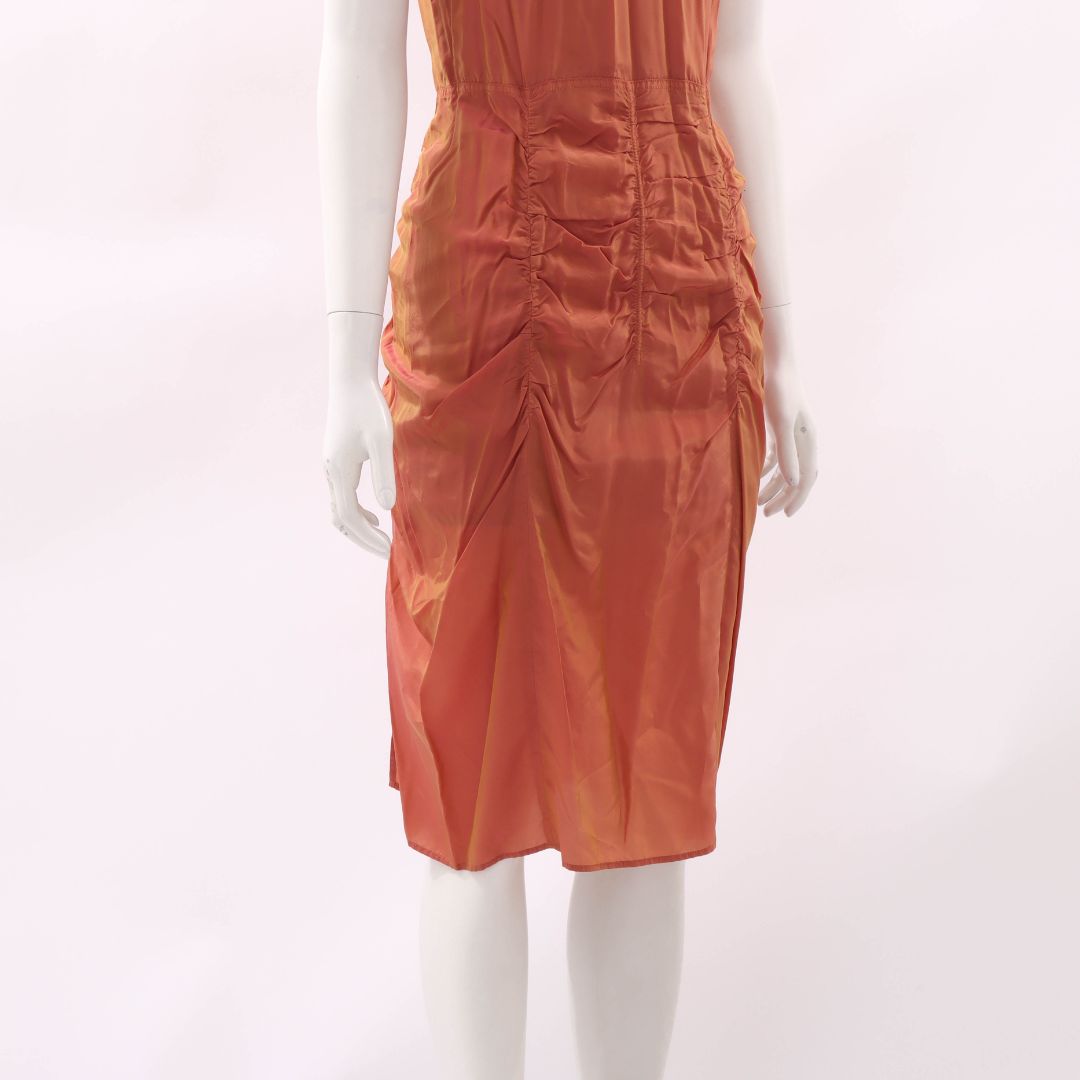 Acne Studio Ruched Midi Dress Size 36 | AU 8