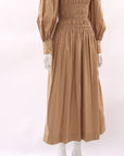 Ganni Ruched Long Day Dress Size 34 | AU 6