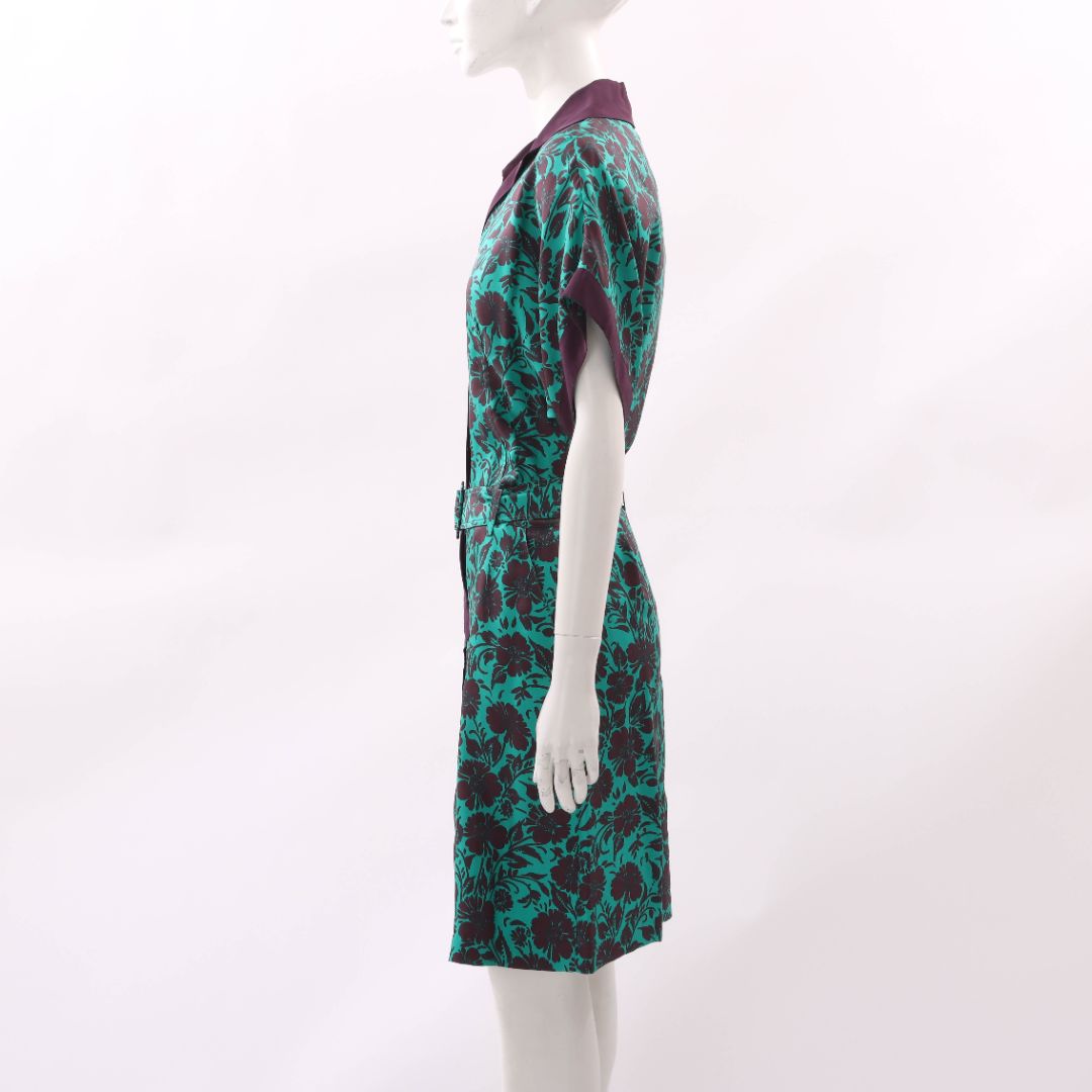 Etro Silk Print Belted Dress Size IT 38 | AU 6