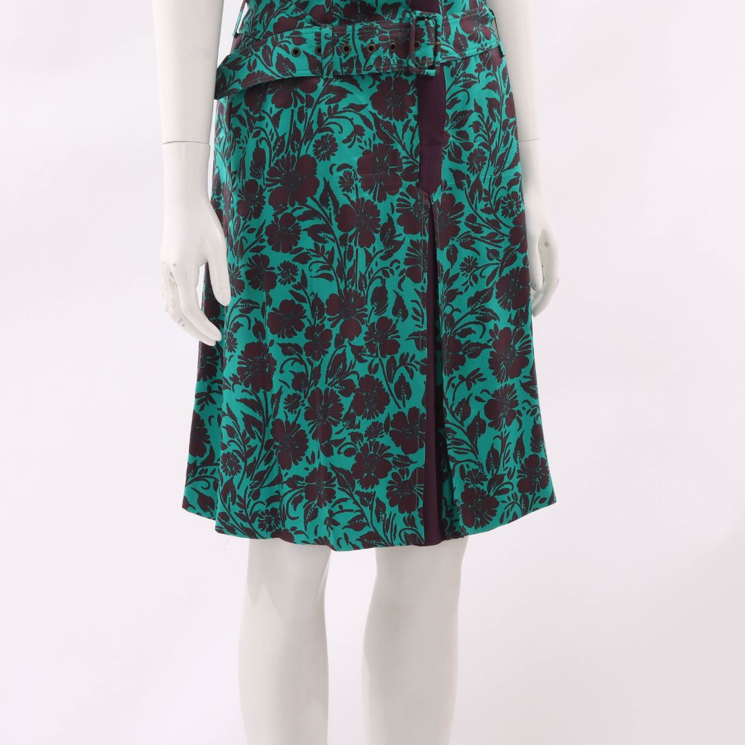Etro Silk Print Belted Dress Size IT 38 | AU 6