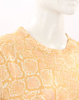 Ginia Silk Print Top Size Large
