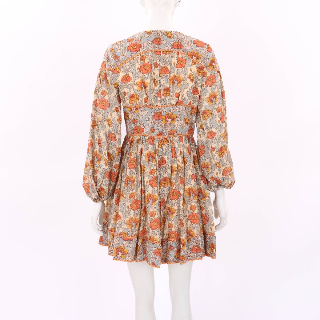 Zimmermann 'Andie' Buttoned Mini Dress Size 2