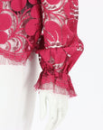 Scanlan Theodore Metallic Lace Top Size 8