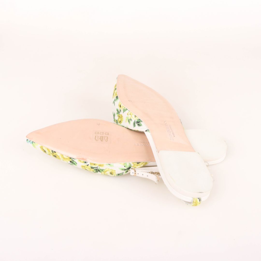 Zimmermann 'Goldentime' Pointed Flats Size 40
