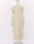 Lee Mathews Linen Blend Midi Dress Size 1