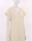 Lee Mathews Linen Blend Midi Dress Size 1