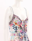 Camilla 'Shibori Shores' Tie Front Short Dress Size Small