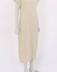 Lee Mathews Linen Blend Midi Dress Size 1