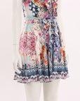 Camilla 'Shibori Shores' Tie Front Short Dress Size Small