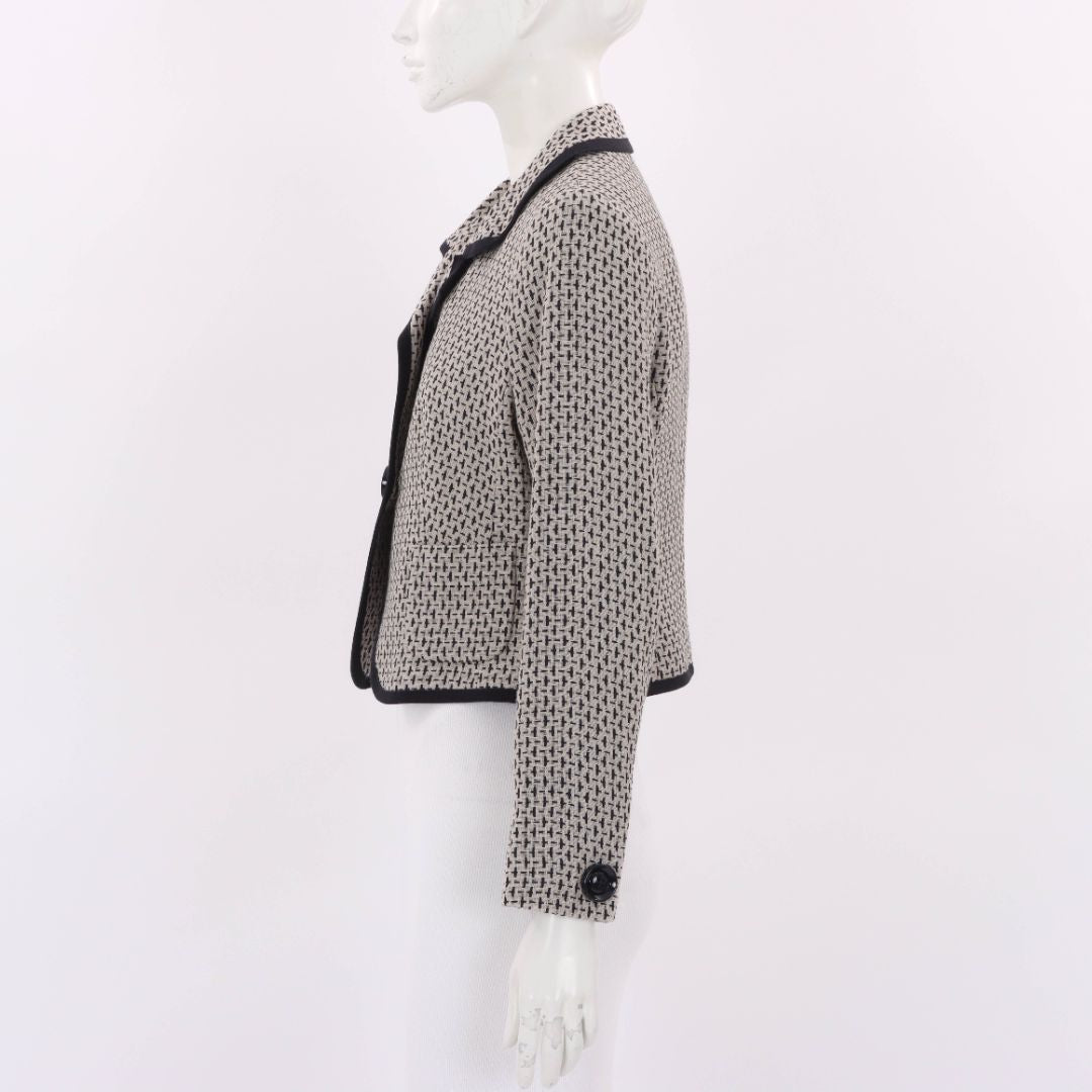 Anna Thomas Linen Textured Jacket Size 12