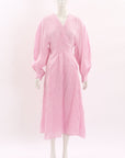 Scanlan Theodore Stripe Wrap Dress Size Medium/Large