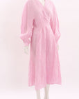 Scanlan Theodore Stripe Wrap Dress Size Medium/Large
