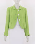 Anna Thomas Linen Blend Jacket Size 12