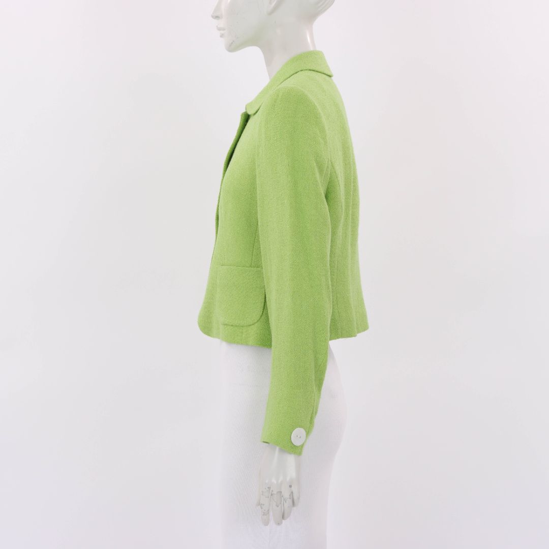 Anna Thomas Linen Blend Jacket Size 12
