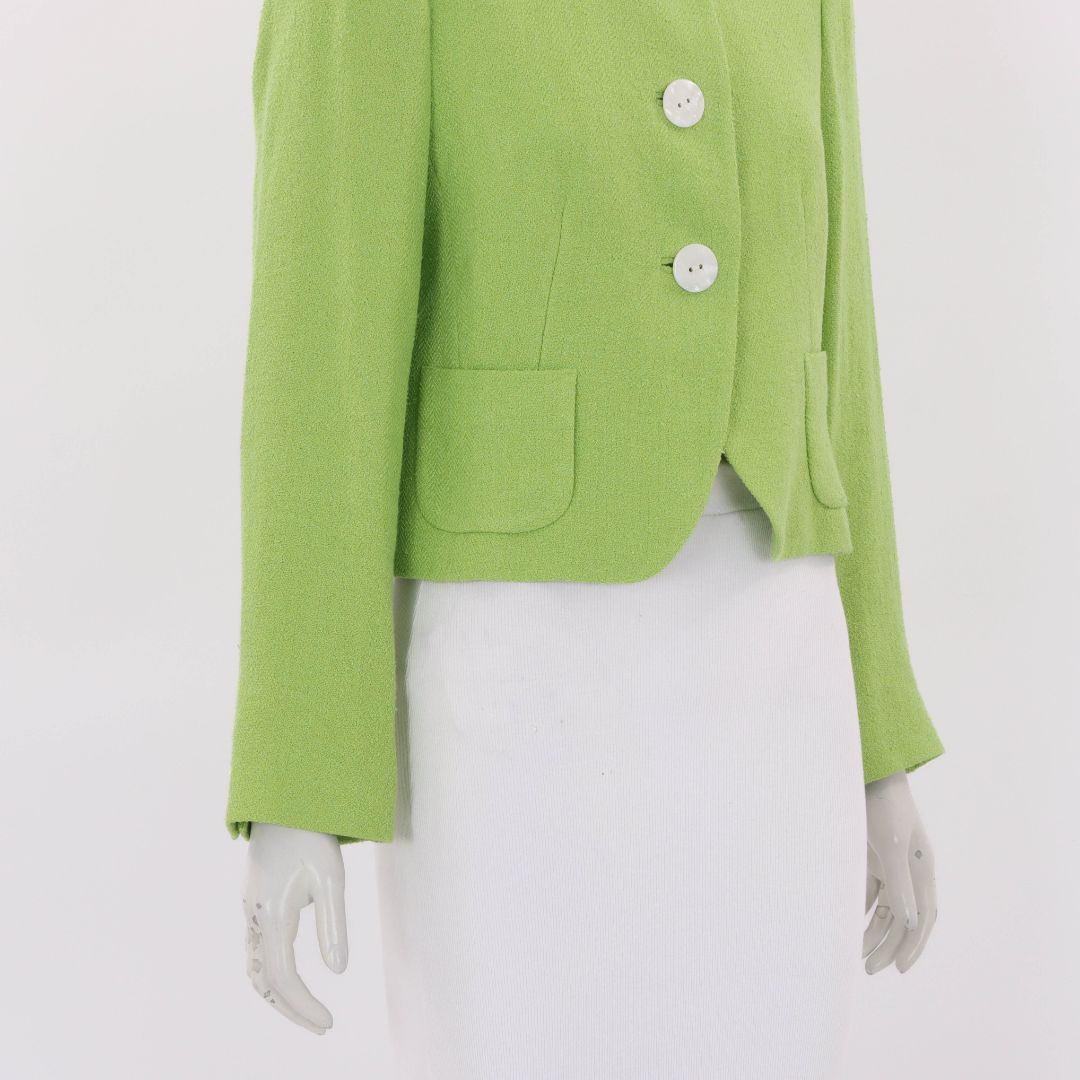 Anna Thomas Linen Blend Jacket Size 12
