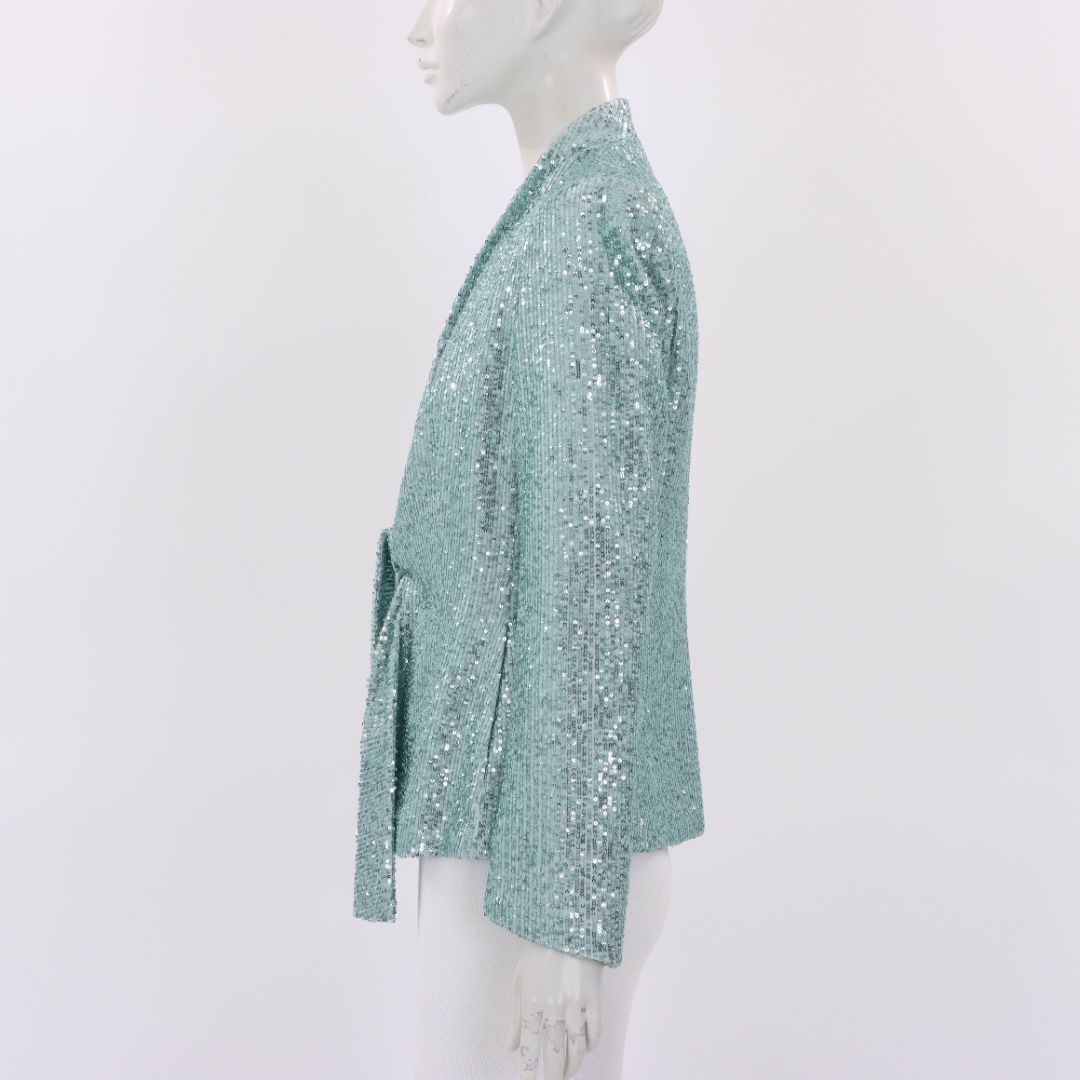Carla Zampatti Moonlight Over Paris sequin Jacket Size 10
