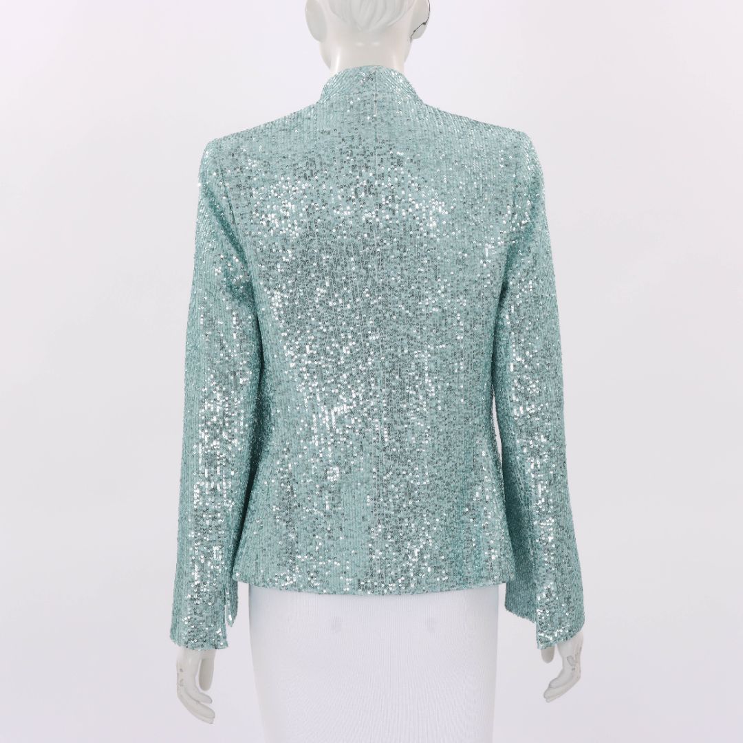 Carla Zampatti Moonlight Over Paris sequin Jacket Size 10