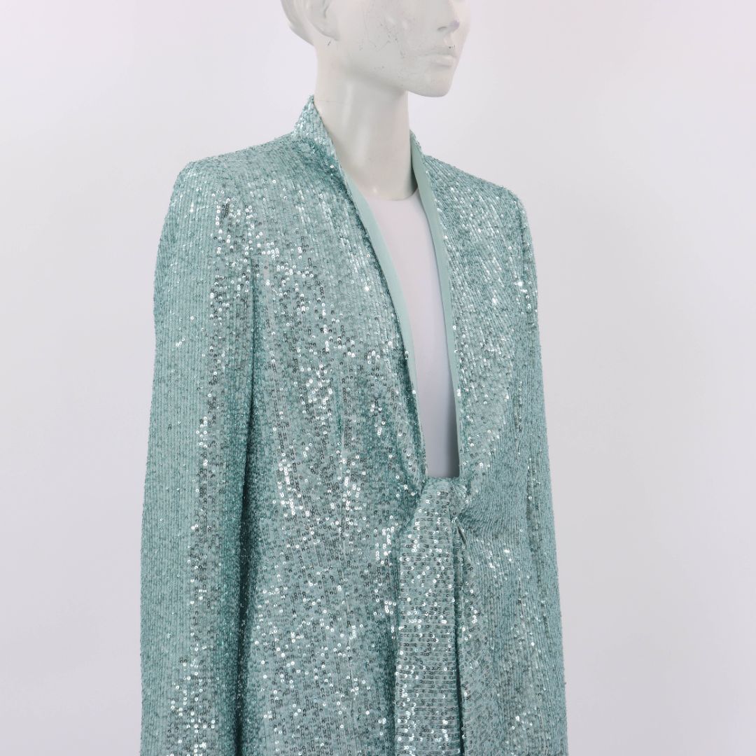Carla Zampatti Moonlight Over Paris sequin Jacket Size 10