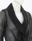 Anne Fontaine Sheer Stripe Shirt Size FR 38 | AU 10