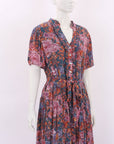 Lulu Zagame Floral Drop Waist Maxi Dress Size 3