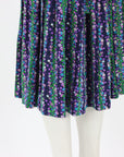 Saint Laurent Vintage Pleated Floral Skirt Size FR 42 | AU 10-12