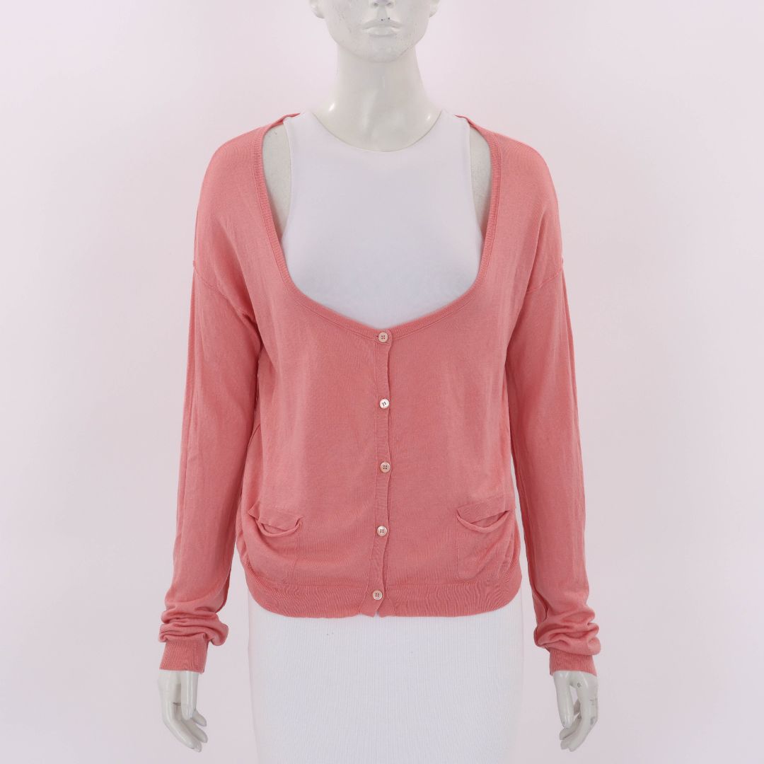 Miu Miu Cashmere/Silk Blend Cardigan Size IT 40 | AU 8