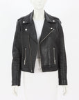 Scanlan Theodore Leather Biker Jacket Size 12