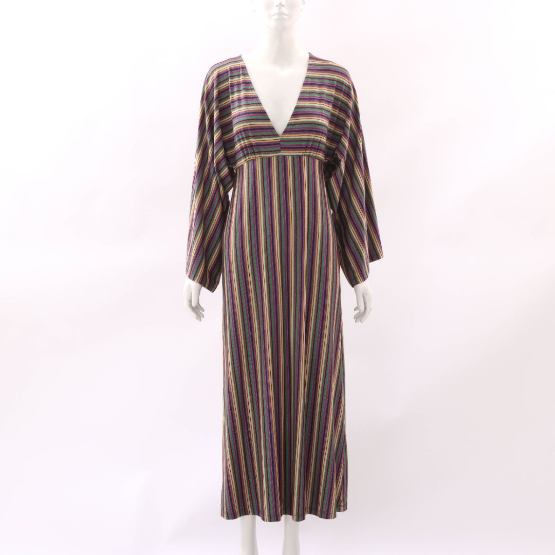 Momoni 'Margarida' Stripe Dress Size 40 |AU 12