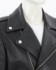 Scanlan Theodore Leather Biker Jacket Size 12