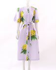 Oroton Golden Posie Column Dress Size 10