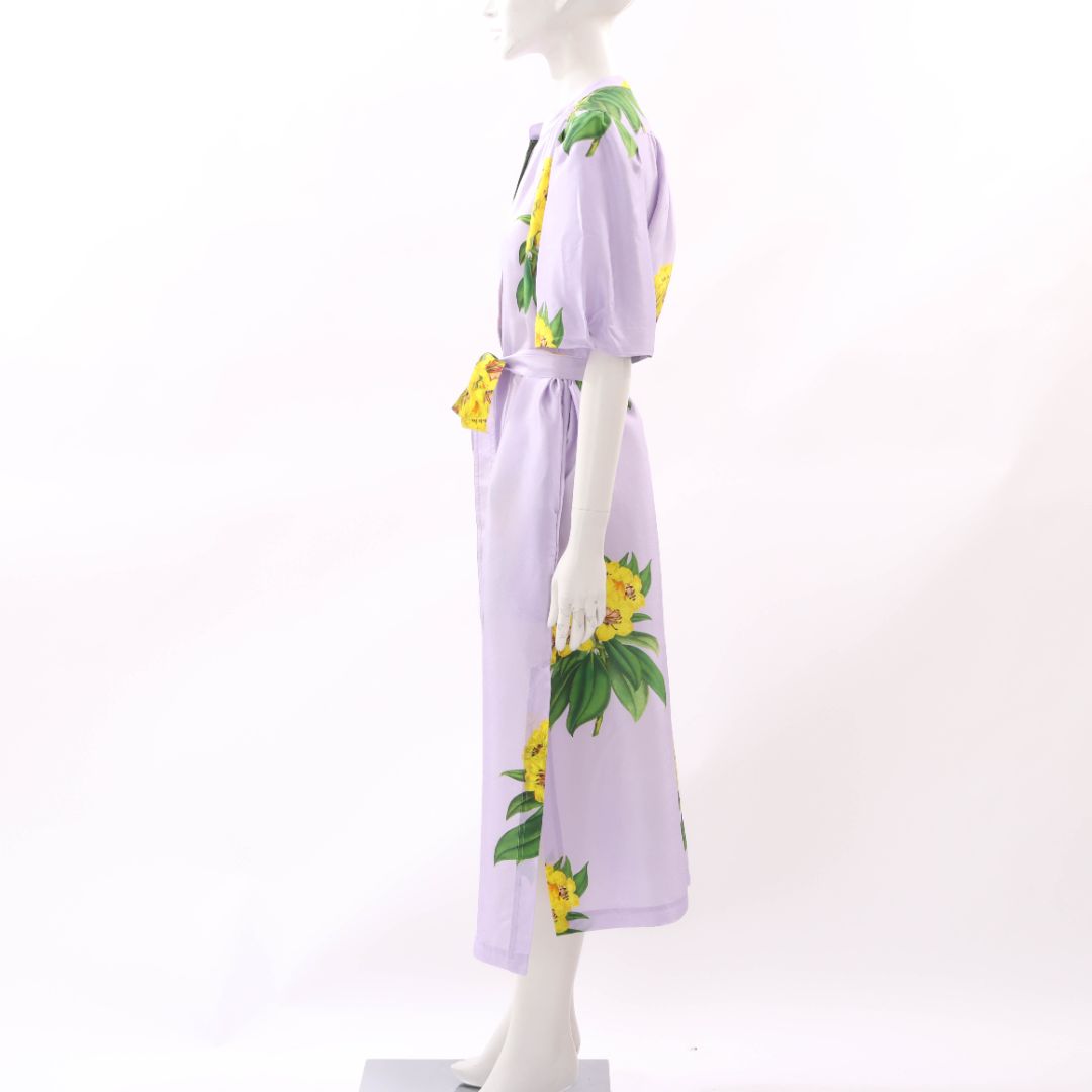 Oroton Golden Posie Column Dress Size 10
